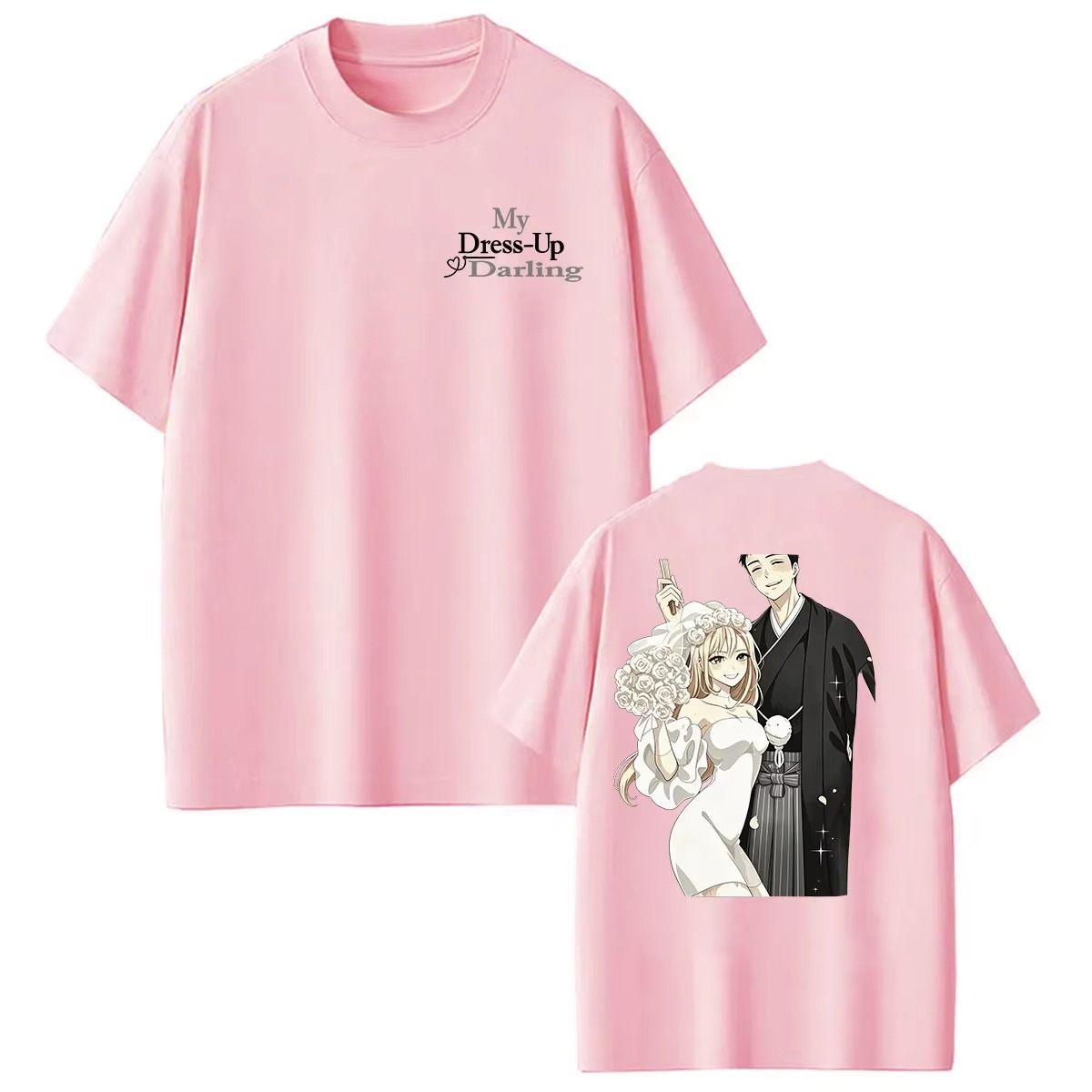 Mens Fashion Dress Shirts - T-shirt Anime My Dress-Up Darling Kitagawa
