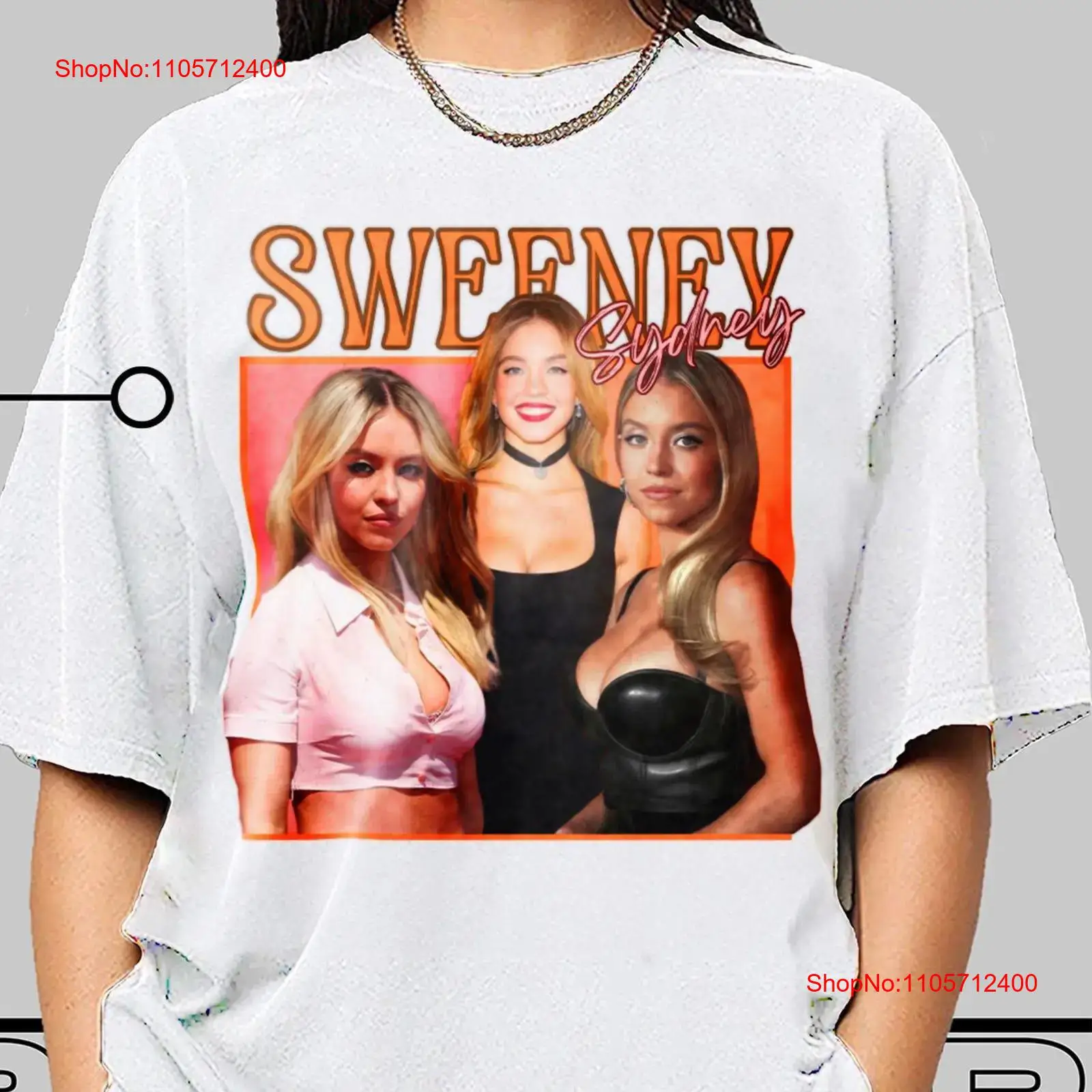 Men'S Fashion Sydney - T-shirt Sydney Sweeney Vintage Fan Halloween
