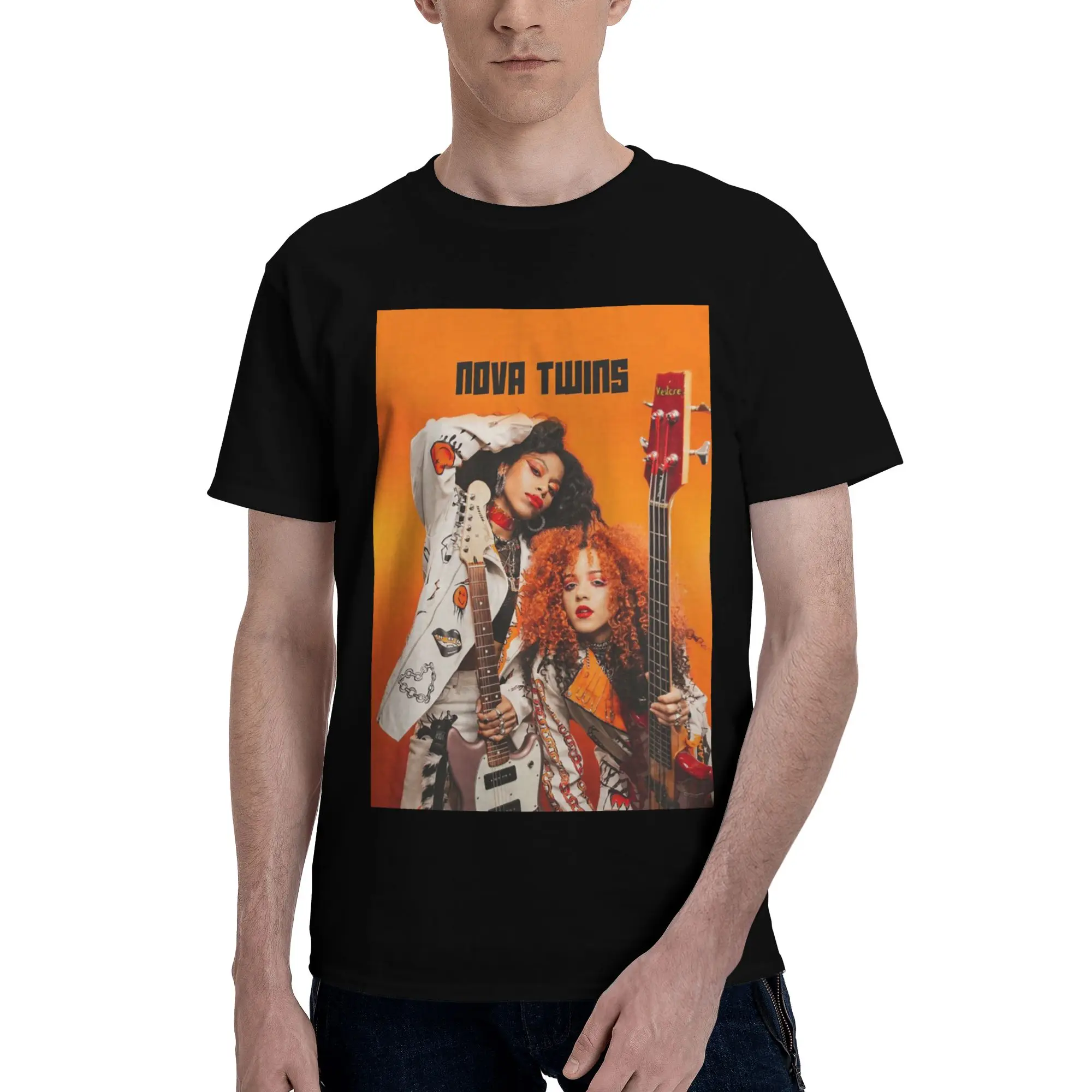 Men'S Fashion Nova Shorts - Nova Twins 100% coton T-Shirt hommes