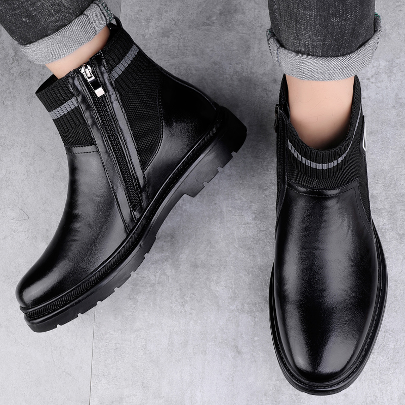 Men'S Fashion Luxury Brands - Bottes de neige chaudes et montantes