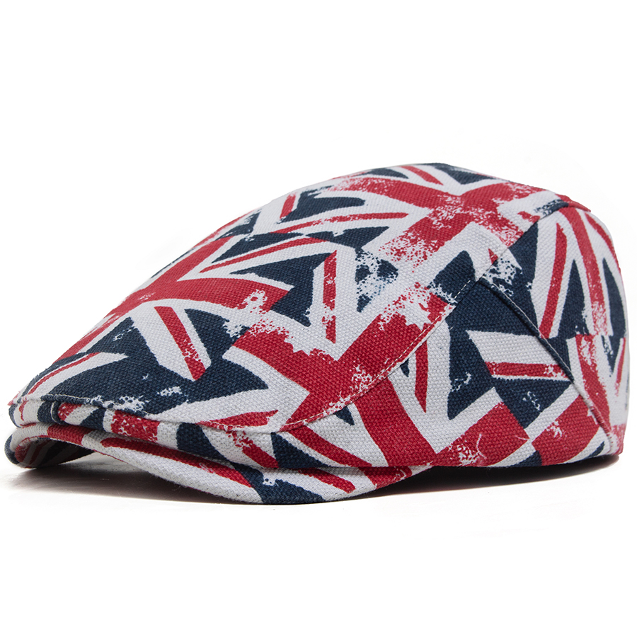 Men'S Fashion Gq - Nouvelle casquette plate à imprimé Union