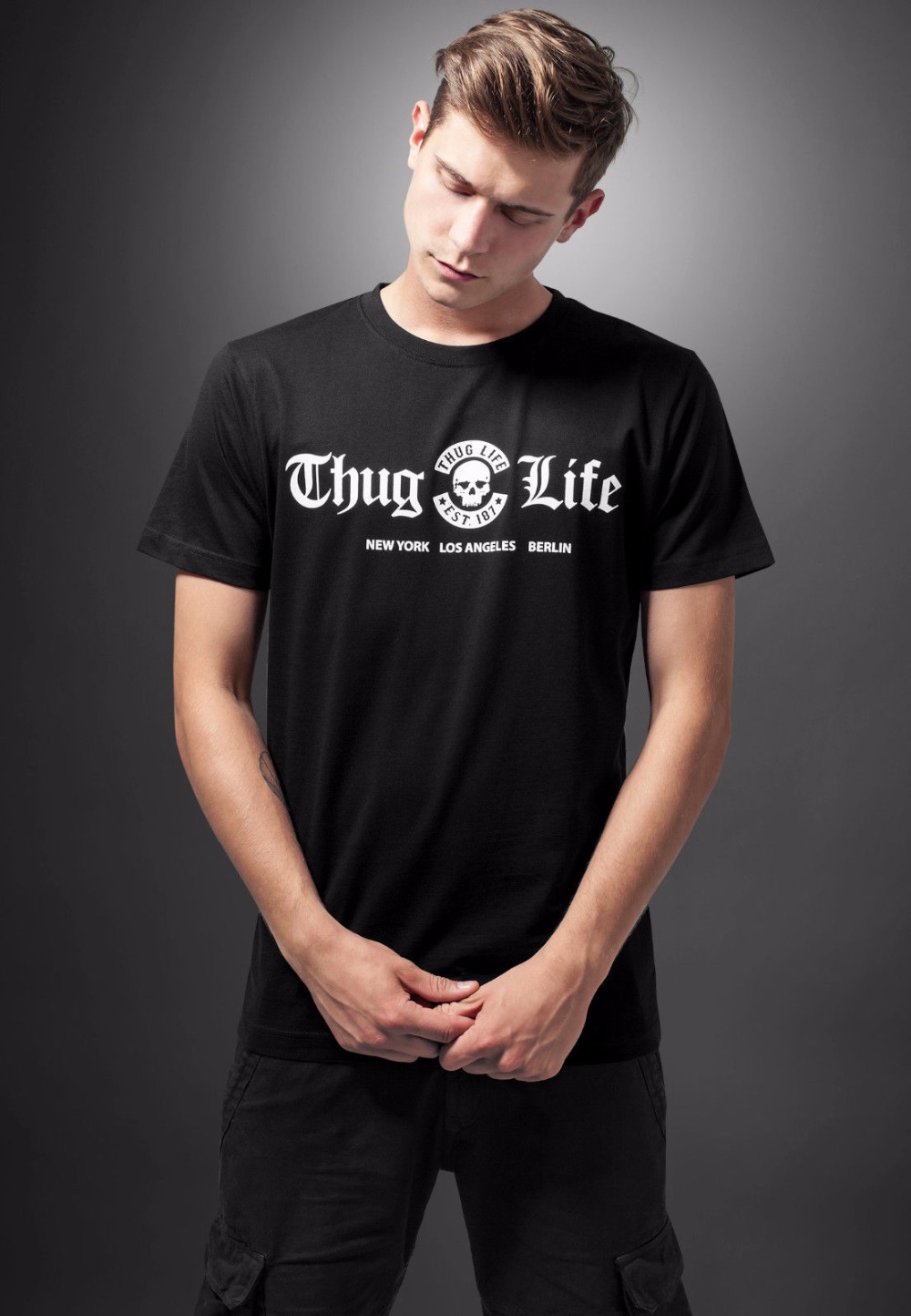 Men'S Fashion New York - T-shirt manches courtes 2019 coton, 100%