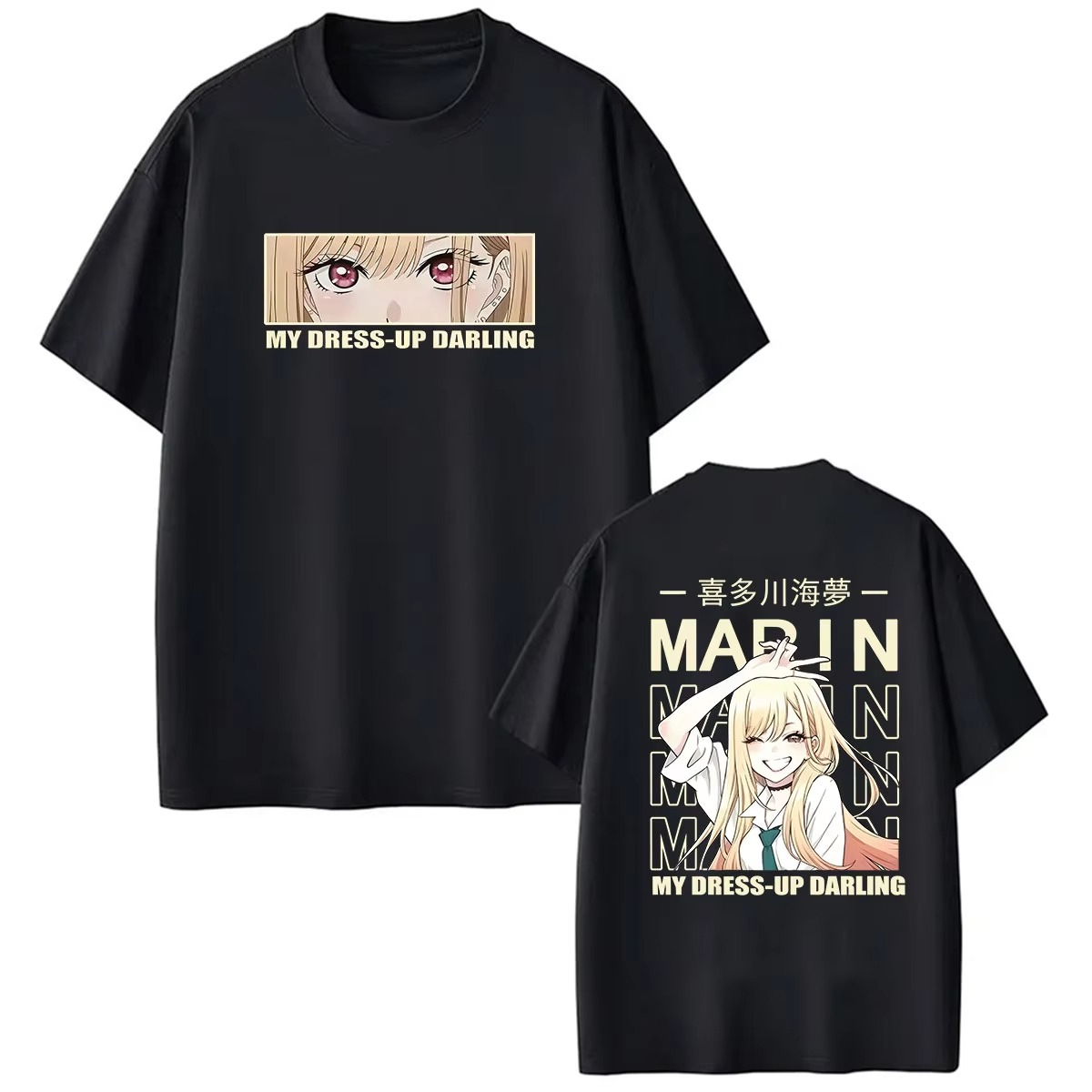 Mens Fashion Dress Shirts - T-shirt Anime My Dress-Up Darling Kitagawa
