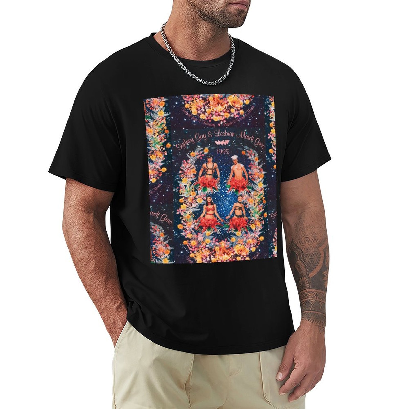 Men'S Fashion Sydney - T-shirt de mode imprimé de lettres,