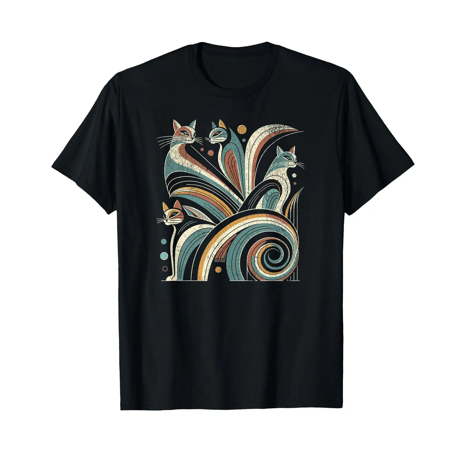 Mens Fashion In The 50S - T-shirt vintage rétro style mid-century modern