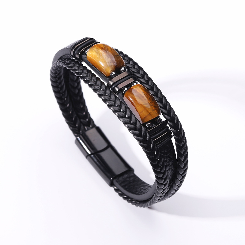 Men'S Fashion Lk - Un bracelet en pierre œil de