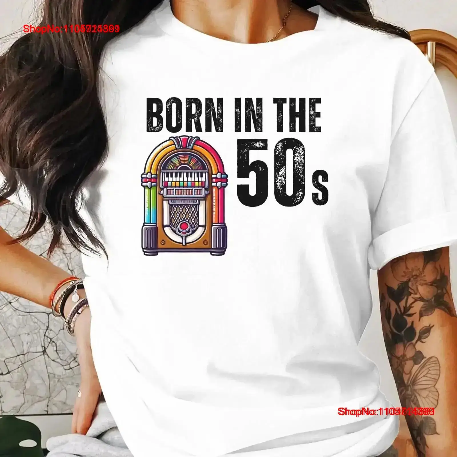 Mens Fashion In The 50S - T-shirt vintage « Born In The