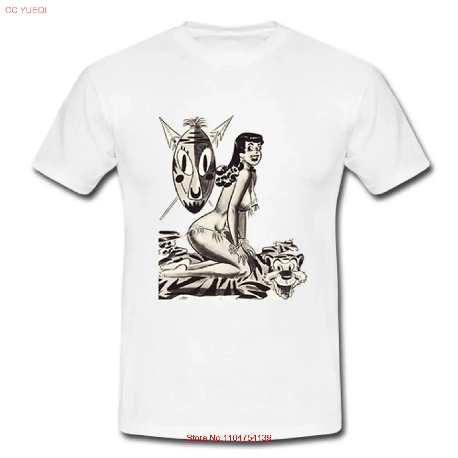 Mens Fashion In The 50S - T-shirt rétro en coton pour hommes,