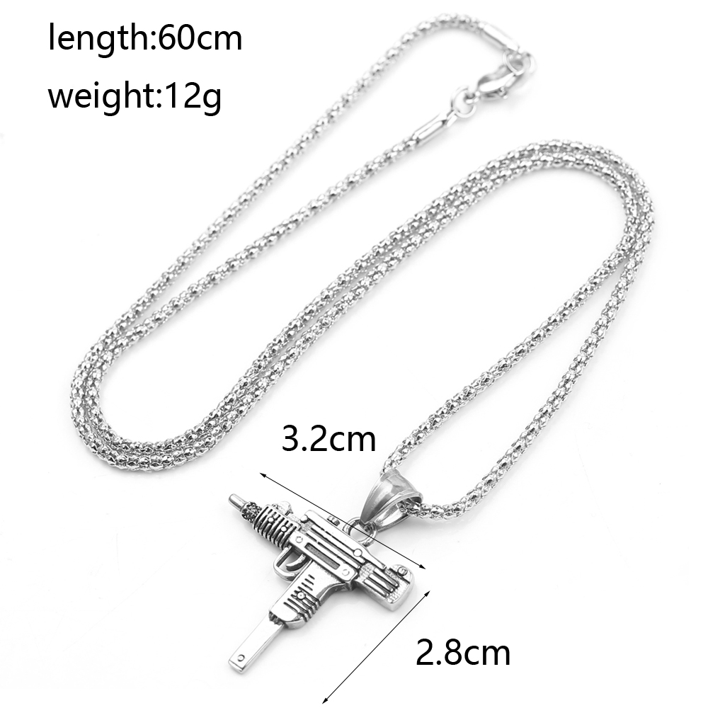 Pendentif Collier Pistolet Mit - Men'S Fashion Model avis et prix