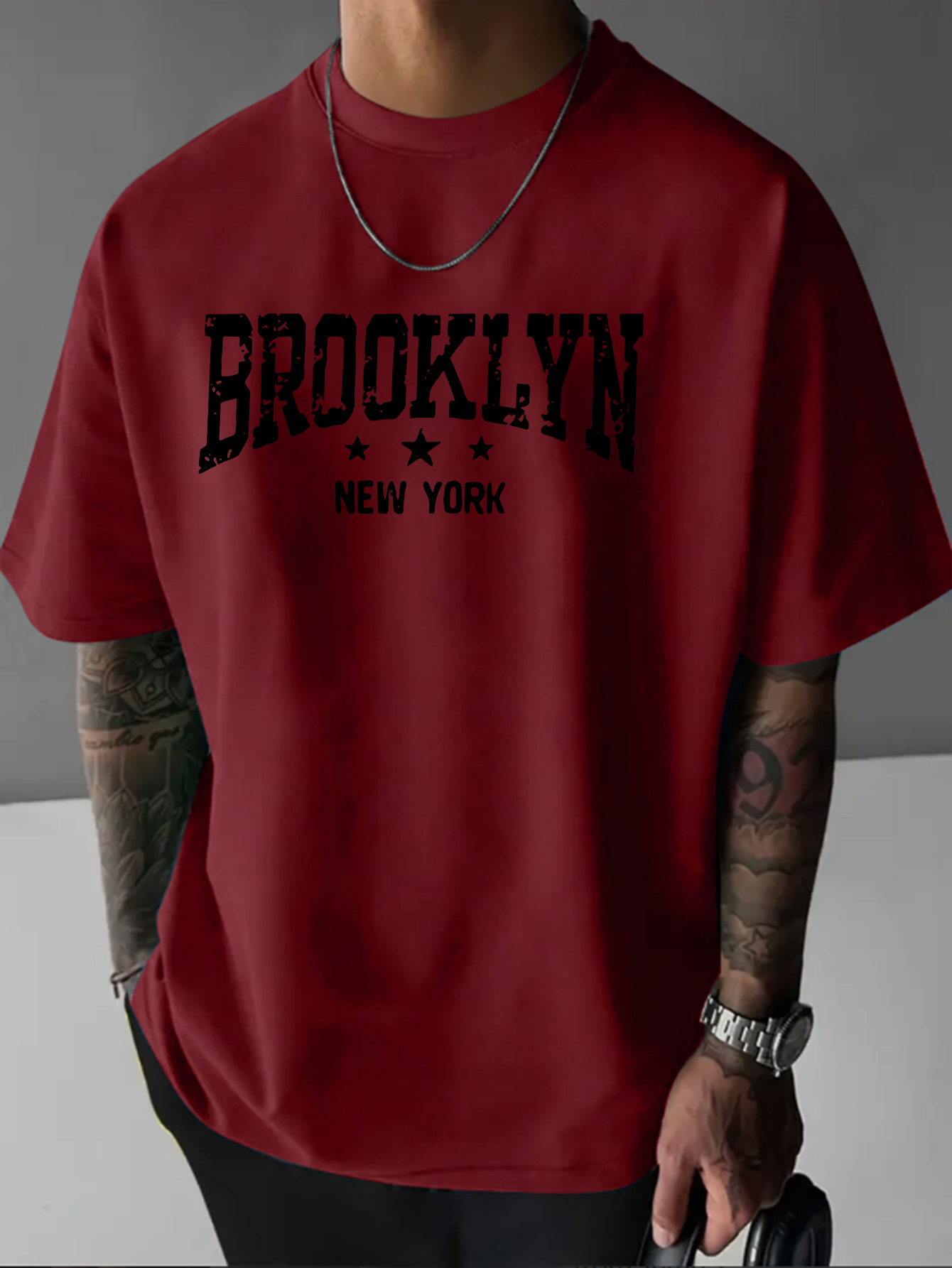 T-shirt à manches courtes pour - Men'S Fashion New York avis et prix