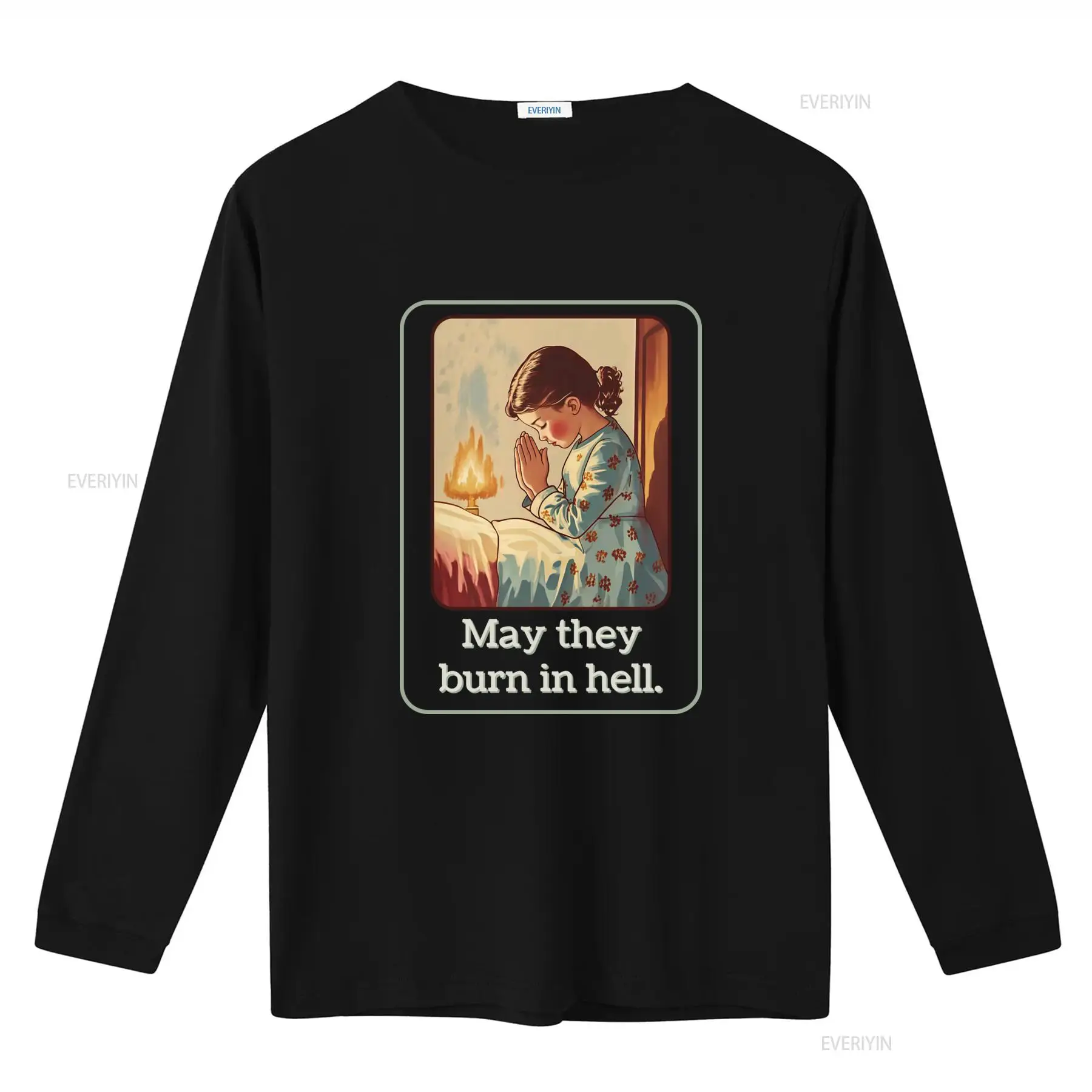 T-shirt « May They Burn In Hel - Mens Fashion In The 50S avis et prix