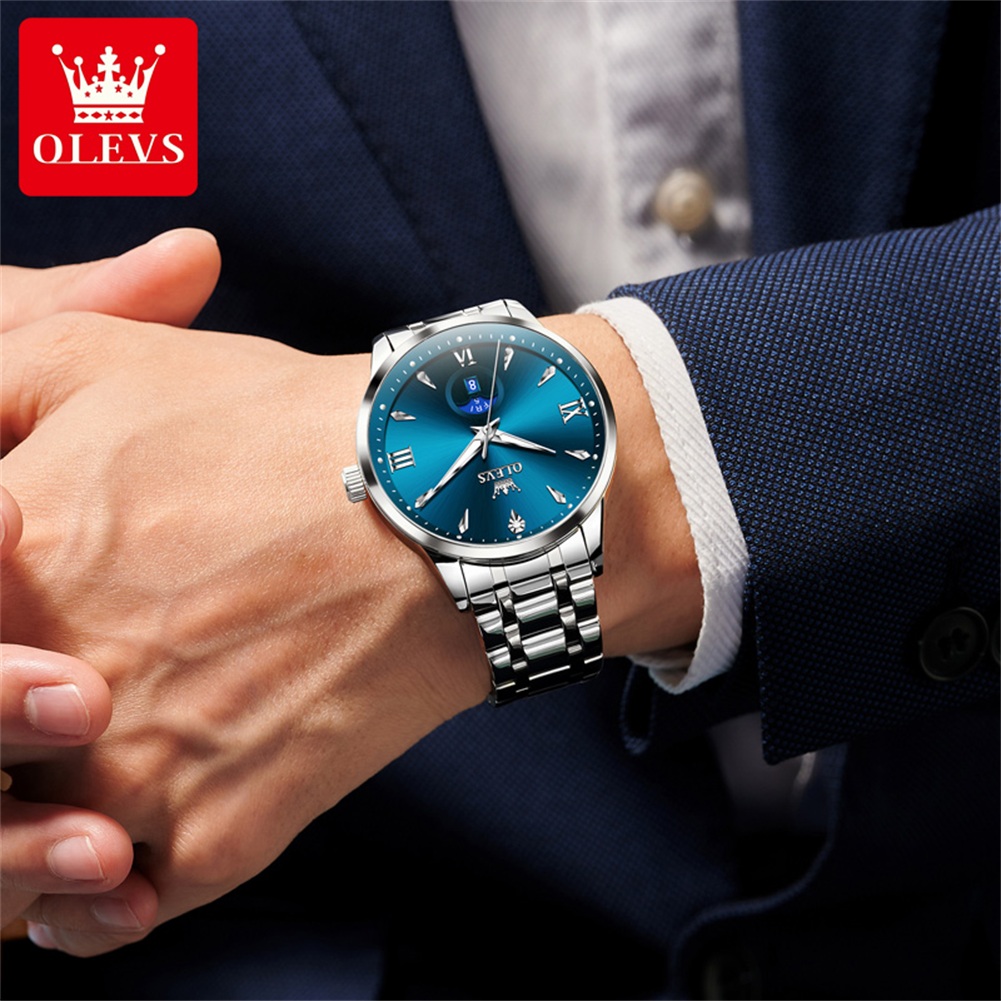 OLEVS Phase de lune montres po - Men'S Fashion Luxury Brands avis et prix