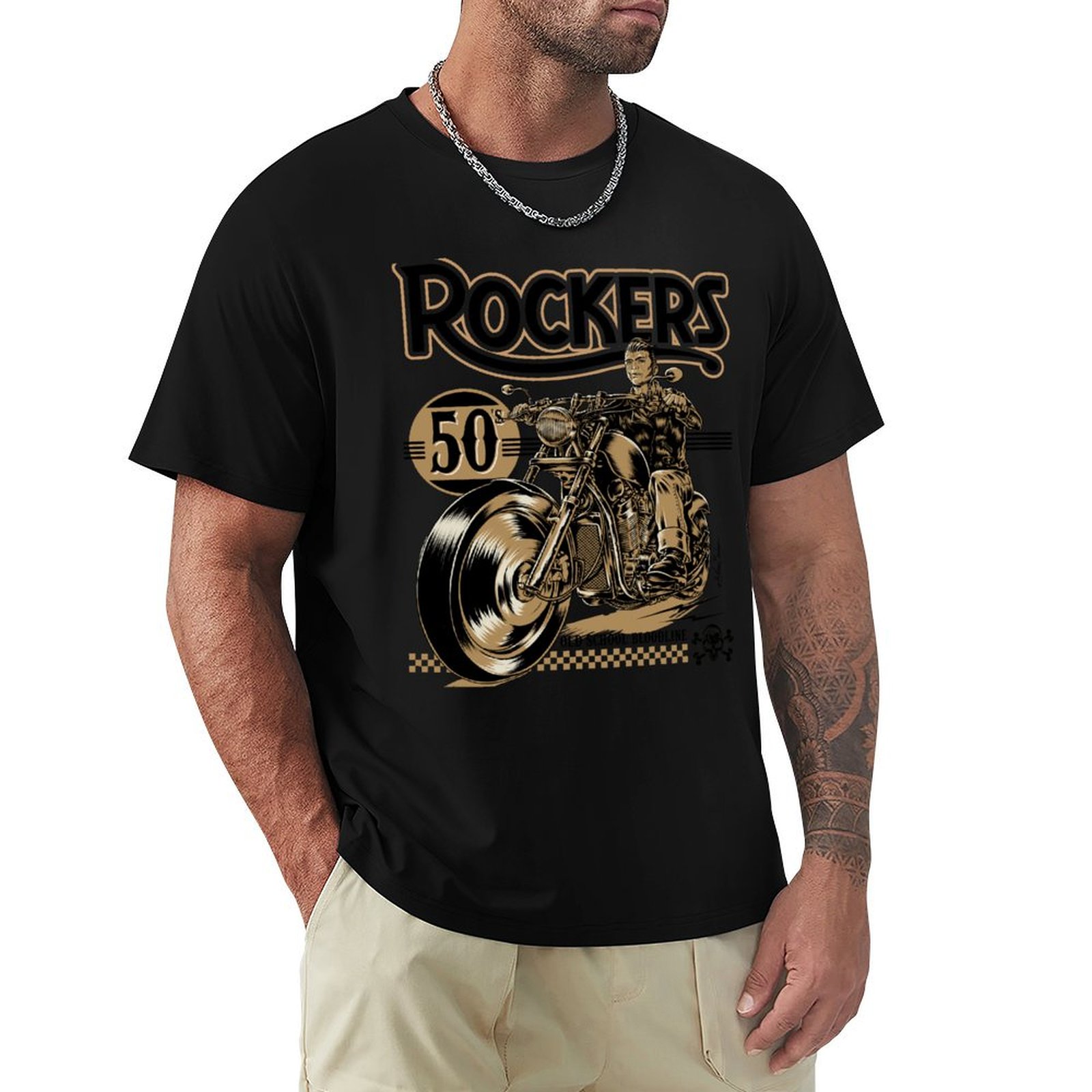 T-shirt Rockers des années 50, - Mens Fashion In The 50S avis et prix