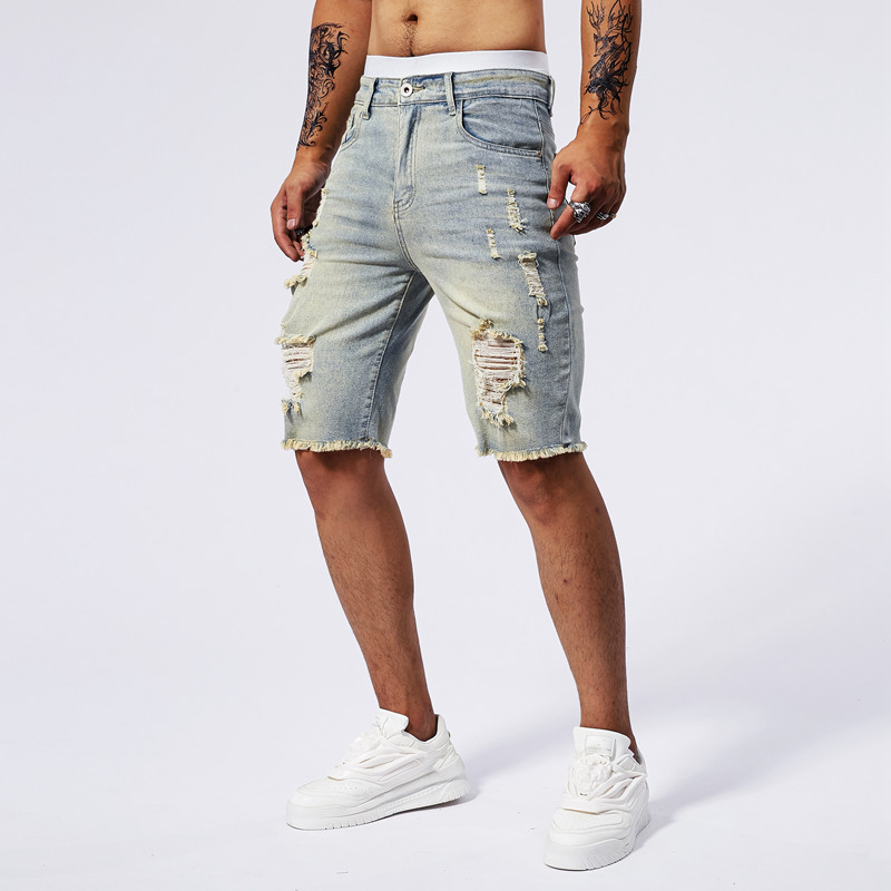 Short en Denim déchiré pour ho - Men'S Fashion Pants 2025 avis et prix