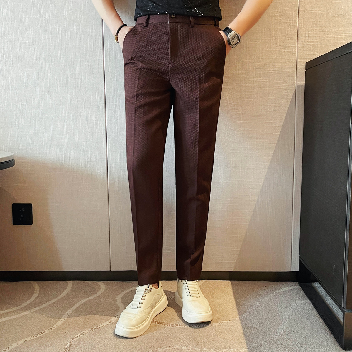 2025 printemps été nouveaux ho - Men'S Fashion Pants 2025 avis et prix