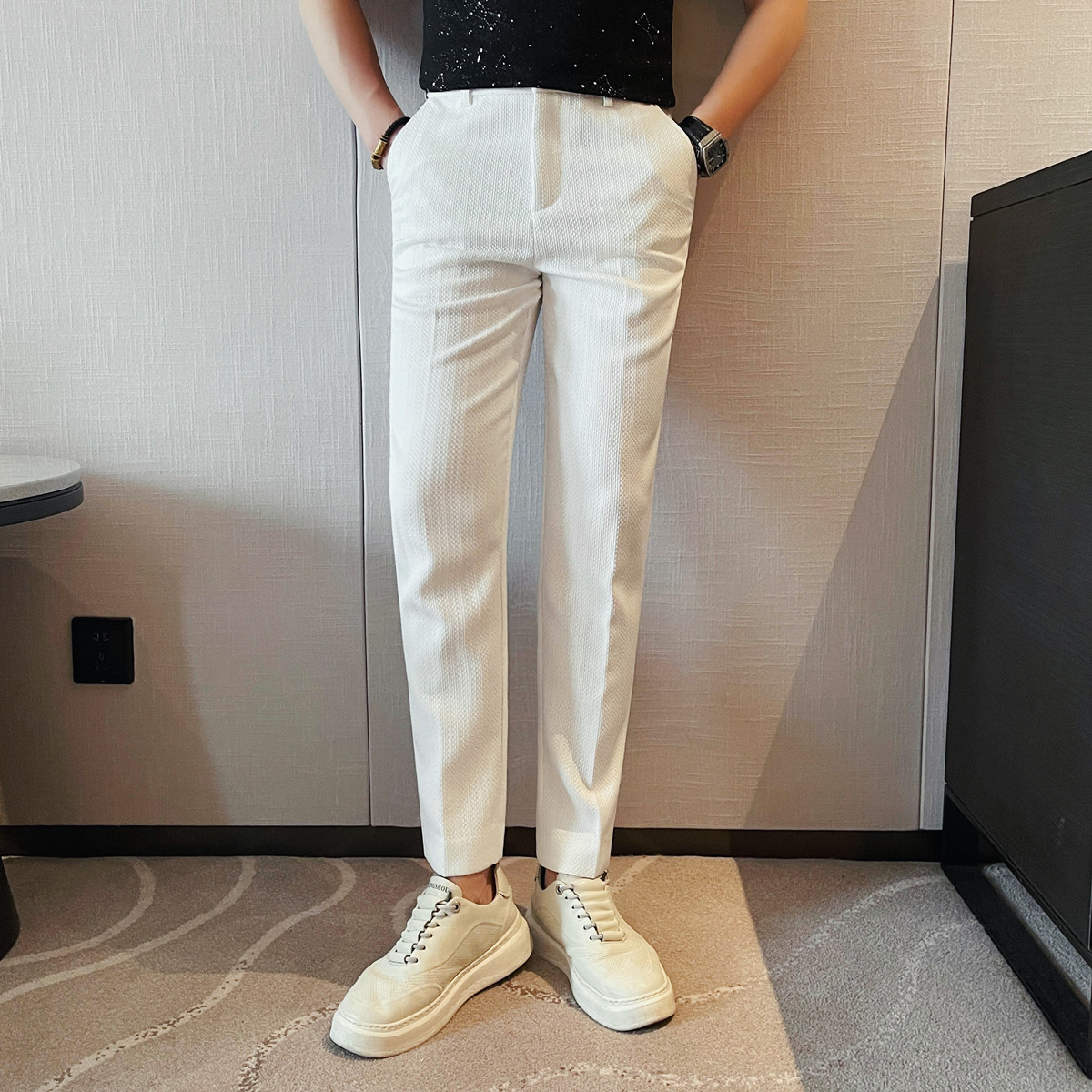 2025 printemps été nouveaux ho - Men'S Fashion Pants 2025 avis et prix