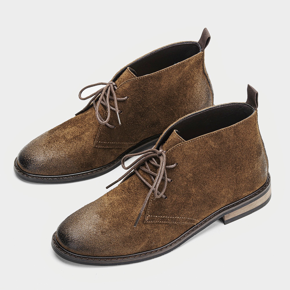 Bottines en cuir rétro confort - Men'S Fashion Model avis et prix