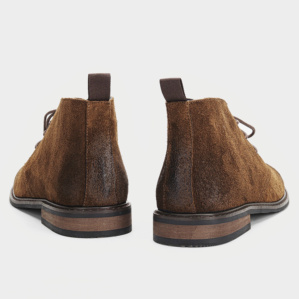 Bottines en cuir rétro confort - Men'S Fashion Model avis et prix