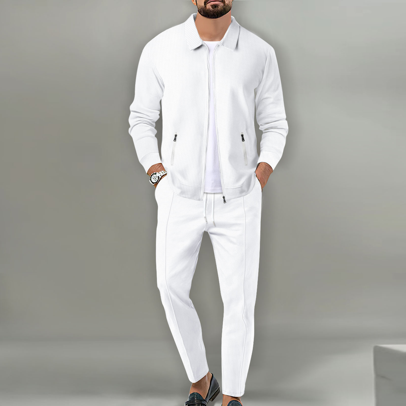 Ensemble de veste d'automne po - Knitted Cardigan Men avis et prix