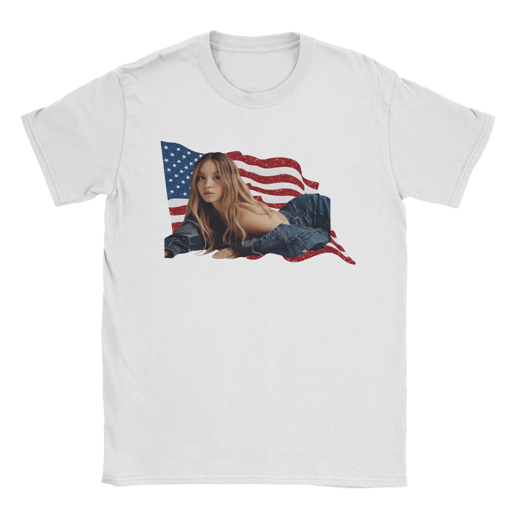 Sydney Sweeney coton t-shirt h - Men'S Fashion Sydney avis et prix