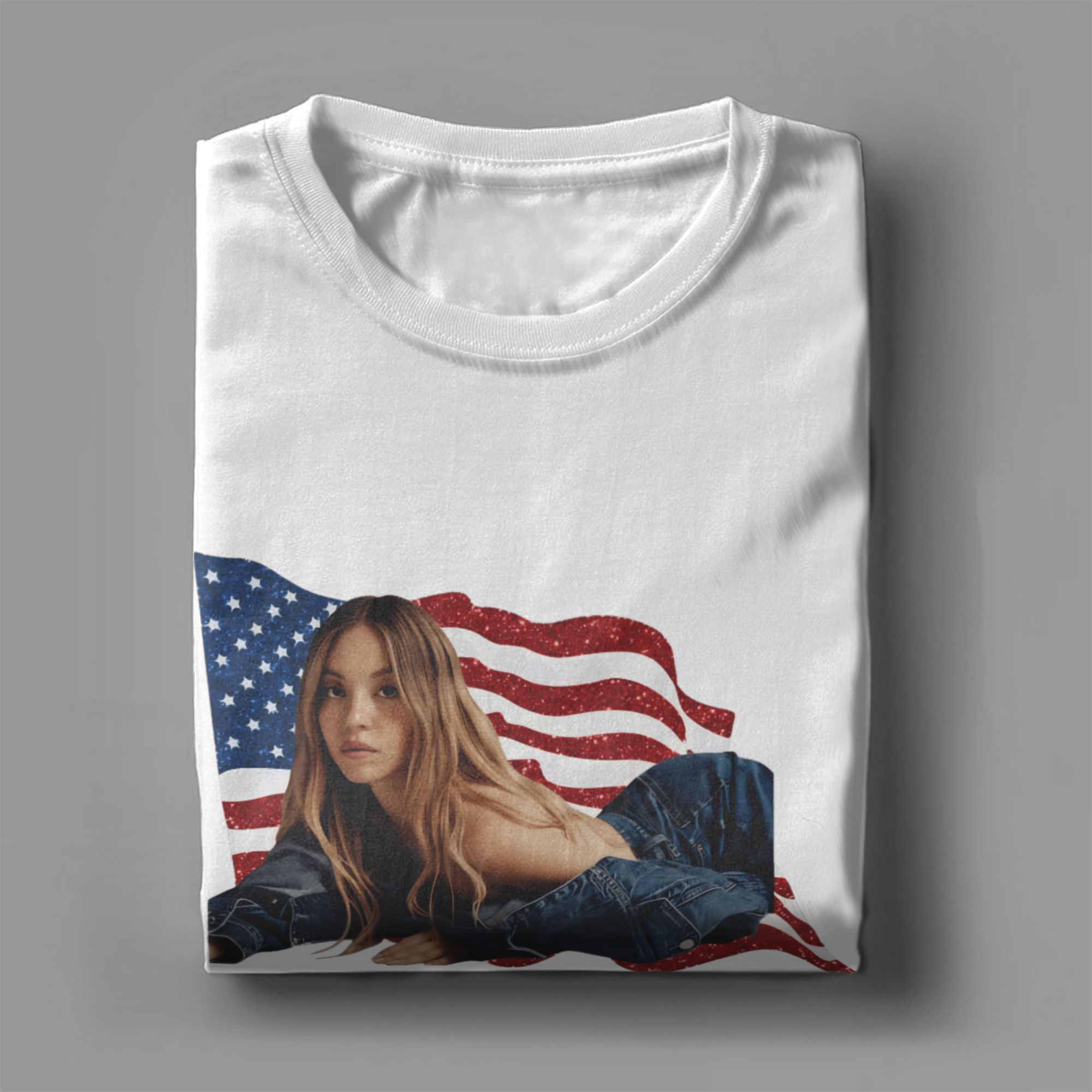 Sydney Sweeney coton t-shirt h - Men'S Fashion Sydney avis et prix
