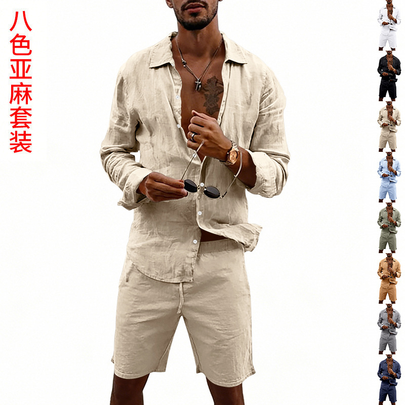 Ensemble chemise cardigan déco - Knitted Cardigan Men avis et prix