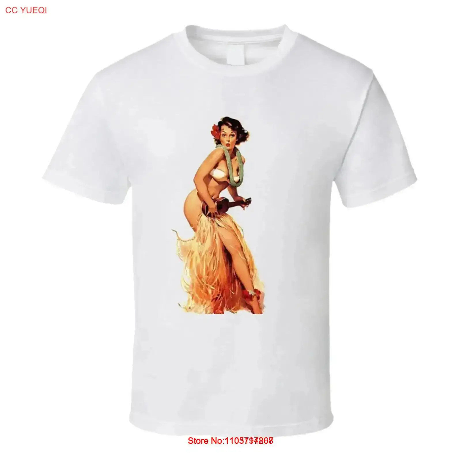 T-shirt rétro Tiki Hula Girl U - Mens Fashion In The 50S avis et prix