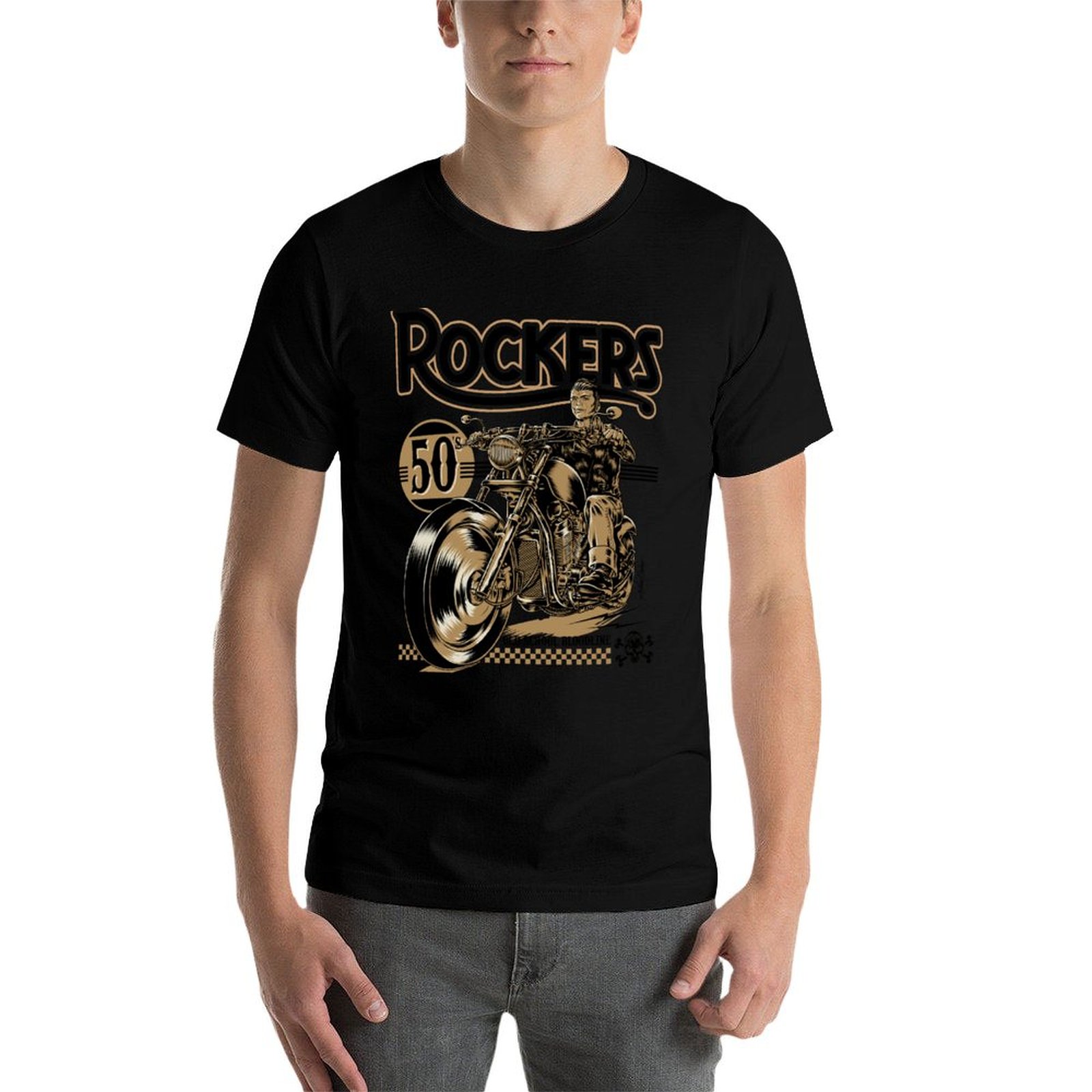T-shirt Rockers 50s, simple et - Mens Fashion In The 50S avis et prix