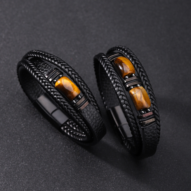 Un bracelet en pierre œil de t - Men'S Fashion Lk avis et prix