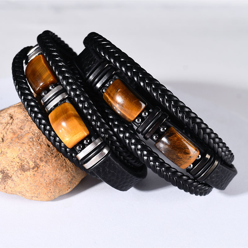 Un bracelet en pierre œil de t - Men'S Fashion Lk avis et prix