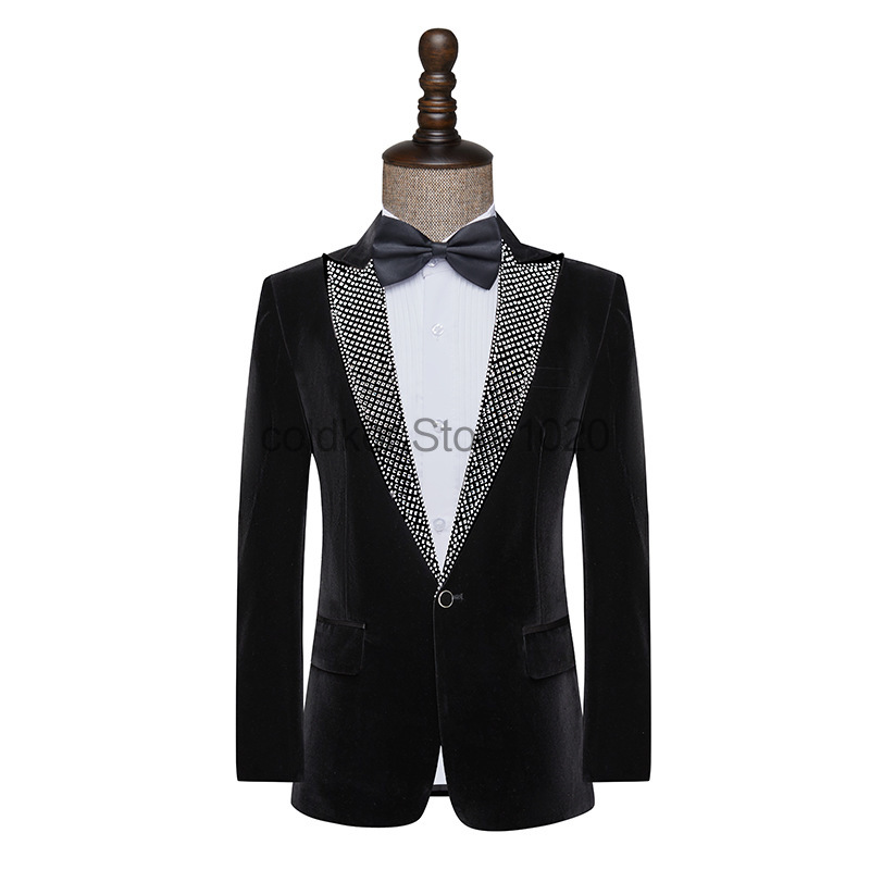 Veste Blazer de luxe en velour - Men'S Fashion Lk avis et prix