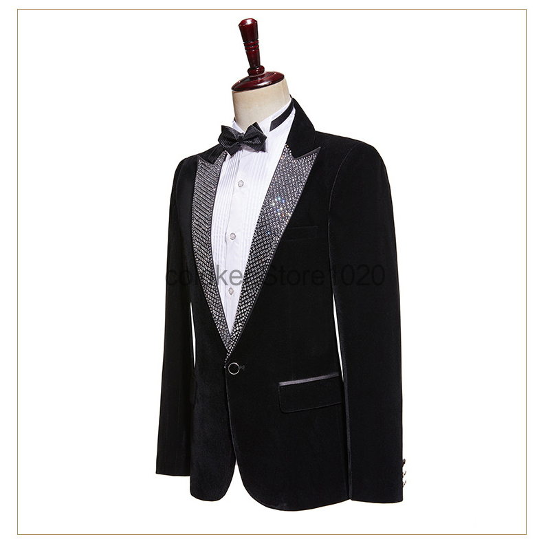 Veste Blazer de luxe en velour - Men'S Fashion Lk avis et prix