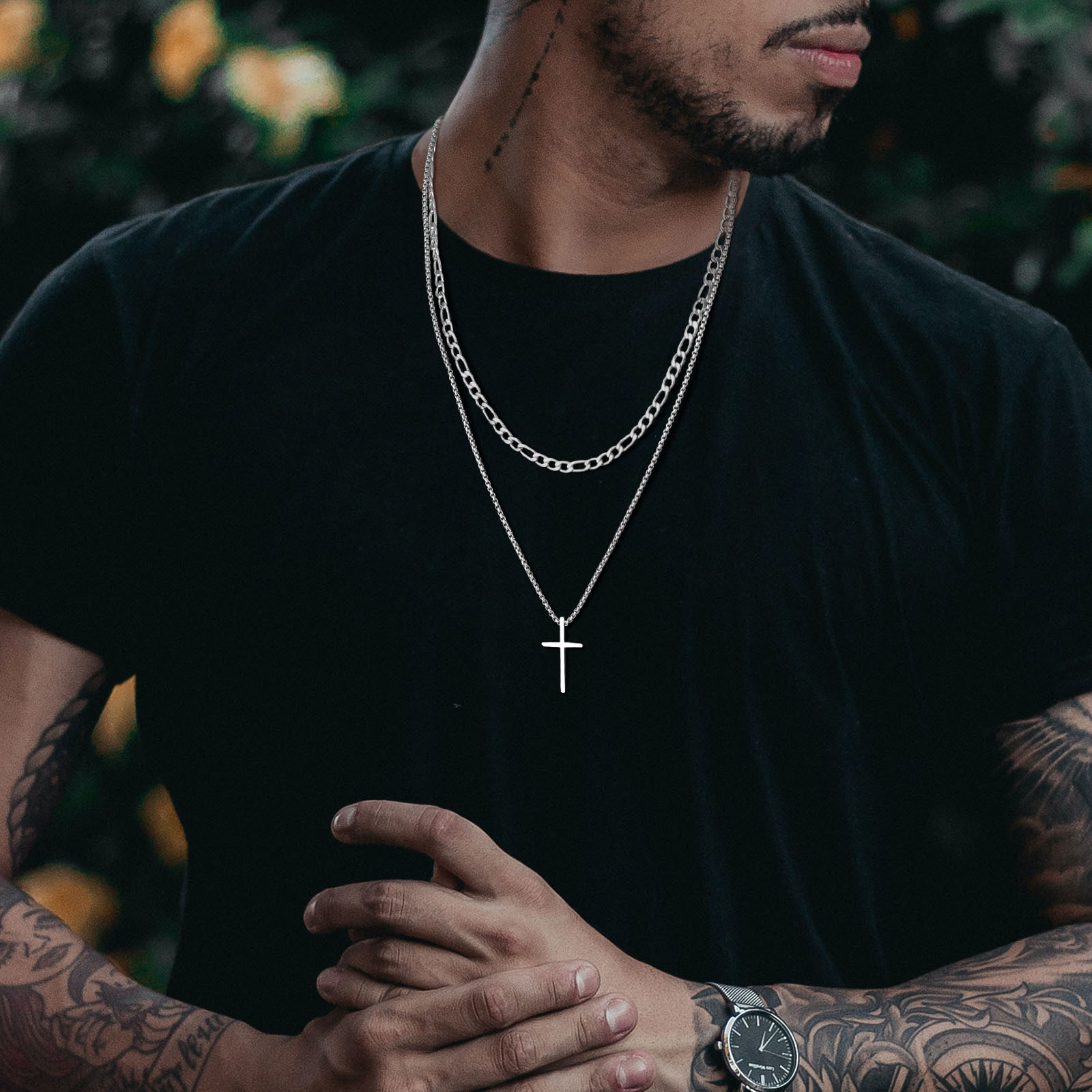 Collier croix tendance pour ho - Mens Fashion In The 50S avis et prix