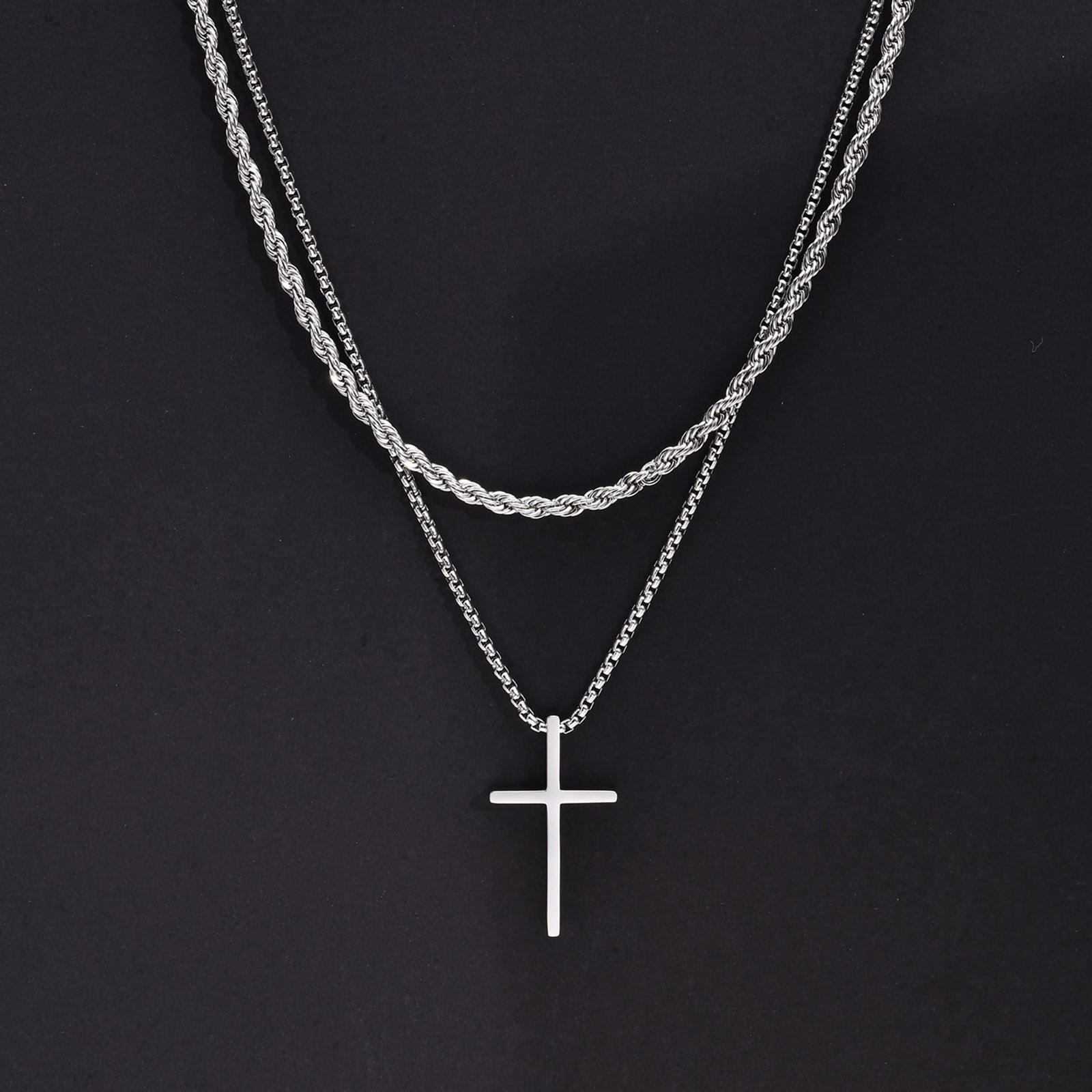 Collier croix tendance pour ho - Mens Fashion In The 50S avis et prix